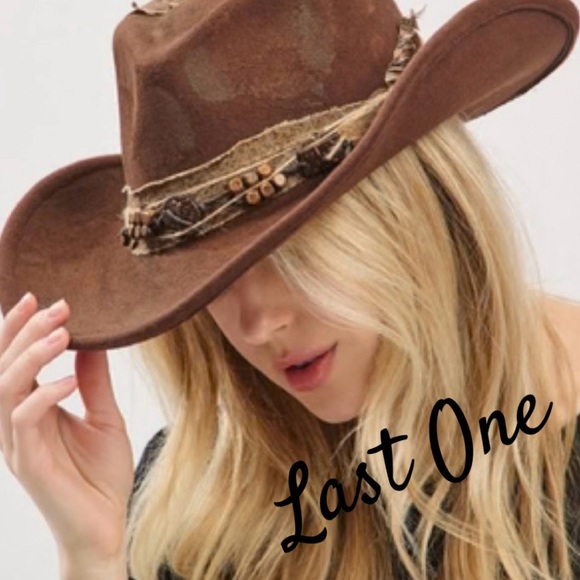 Western Rustic Hat 💠 NWT “The Aspen”Weathered Finish, Adjustable Fit (LAST ONE) - Picture 5 of 16